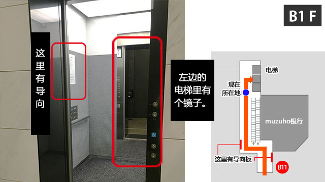 ヒューリック新宿ビルエレベーターホールへ